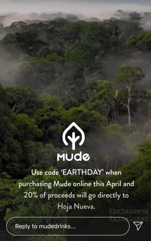 Mude x Hoja Nueva social media asset